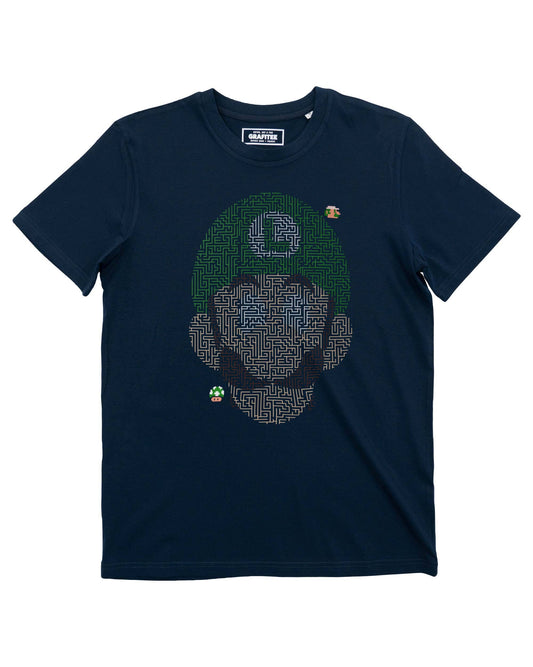 T-shirt Luigi Labyrinth con grafica videogame