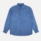 Camicia in lino San Gabriel a maniche lunghe Blu Tidepool