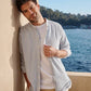 Camicia a righe in garza di cotone Hampton Granier