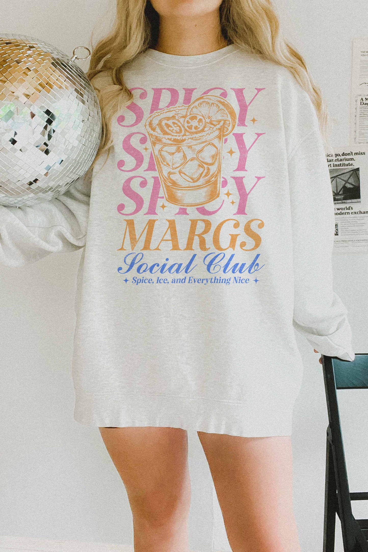 Felpa oversize Spicy Margs Social Club