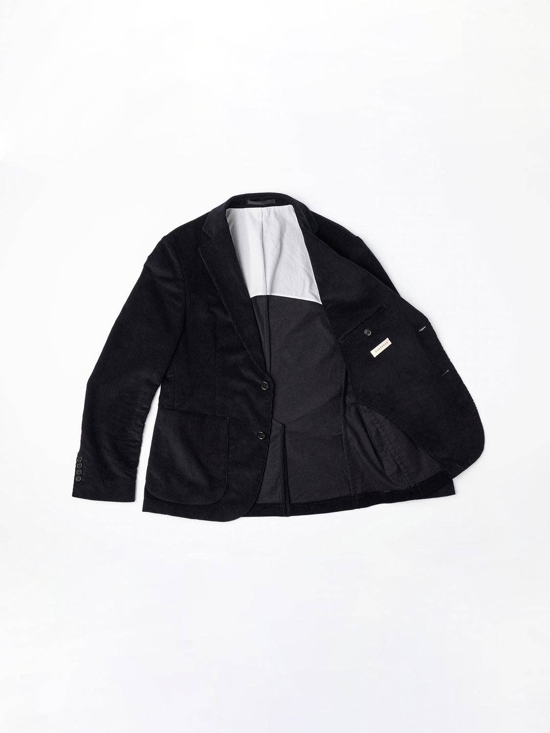 Giacca da completo in velluto a coste blu navy