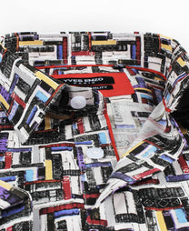 Camicia slim fit elasticizzata con stampa geometrica Skyview