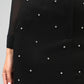 Gonna mini nera con strass
