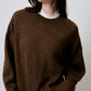 Maglione oversize a tinta unita