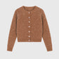Cardigan Letiana color caramello
