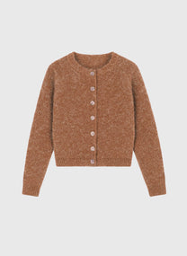 Cardigan Letiana color caramello