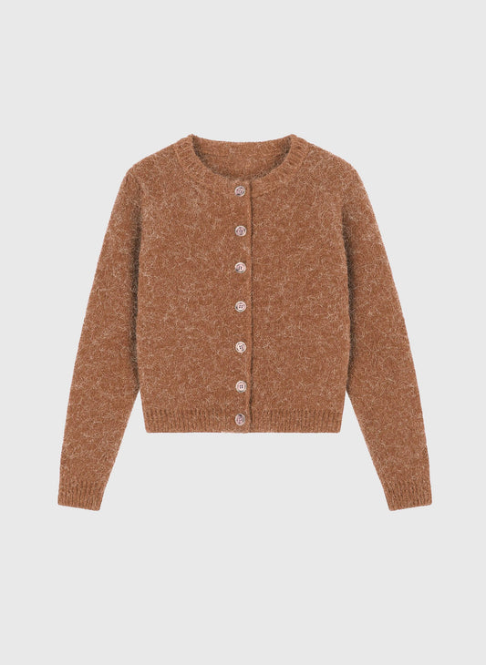 Cardigan Letiana color caramello