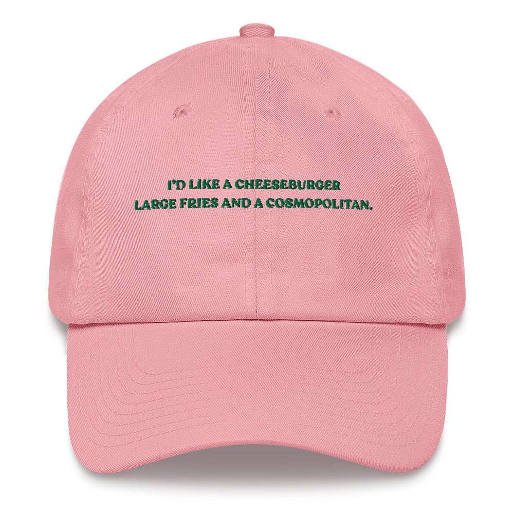 Cappellino dad hat Carrie con ricamo