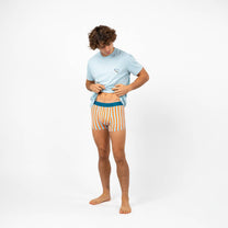 Boxer in cotone biologico a righe Riviera