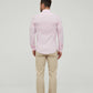Camicia slim fit rosa da uomo