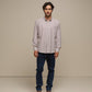 Camicia uomo a quadri in cotone misto