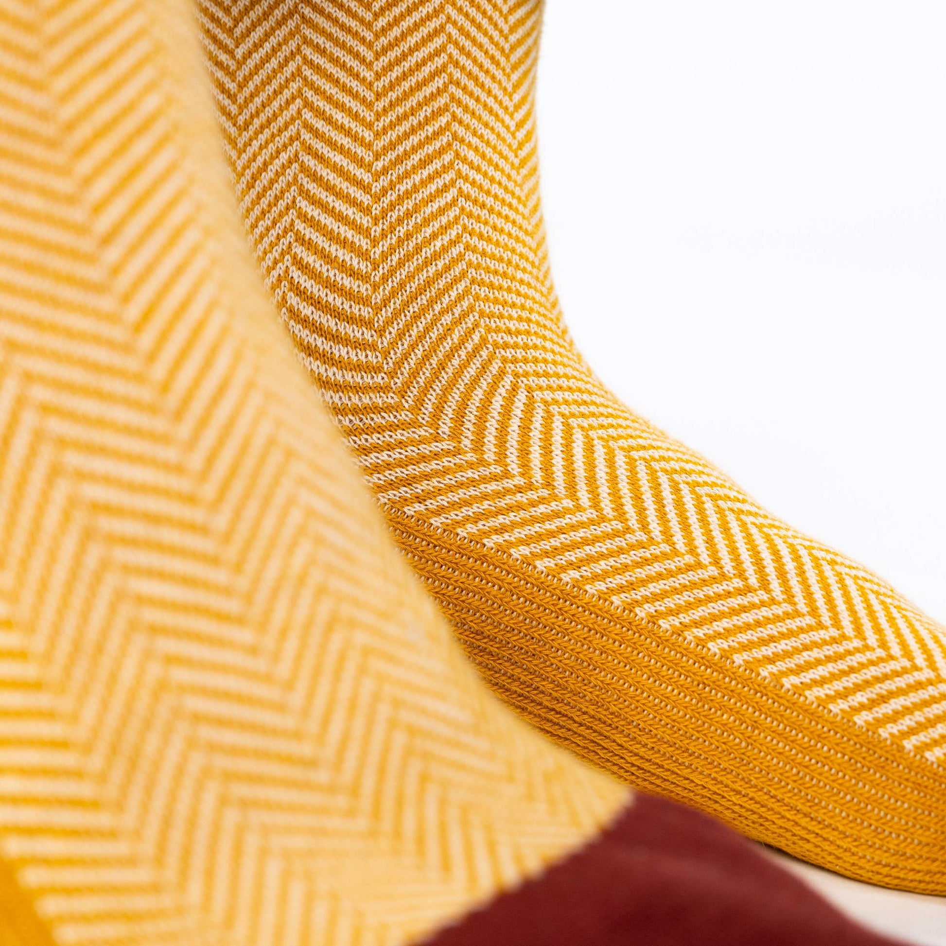 Calzini Chevron Dune in cotone pettinato