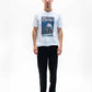 T-shirt Agassi Legend con foto vintage di tennis
