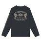 T-shirt psichedelica a manica lunga in cotone biologico