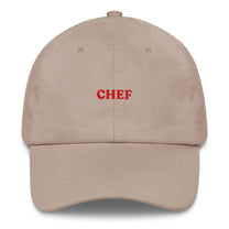 Cappellino da baseball in cotone ricamato “Chef”