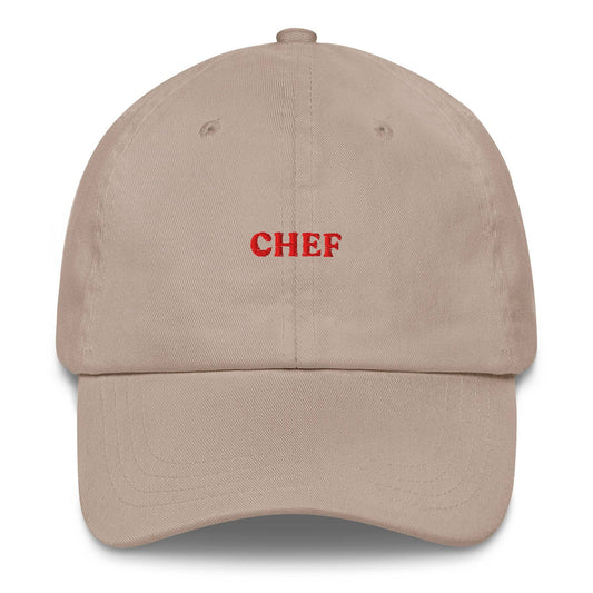 Cappellino da baseball in cotone ricamato “Chef”