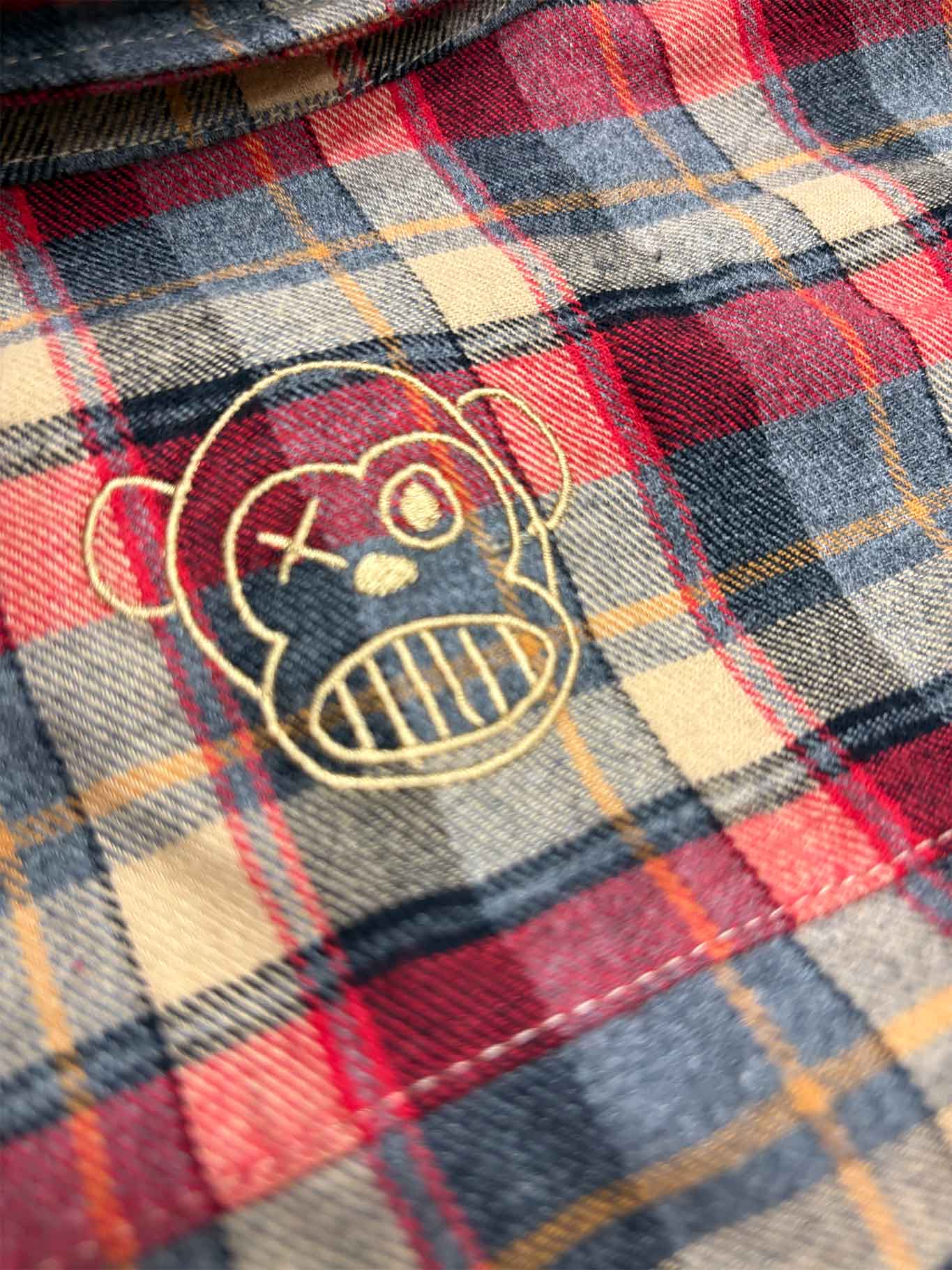 Camicia di flanella a quadri da uomo Chop Plaid color Uva