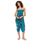 Pantaloni harem sarouel 3 in 1 in cotone
