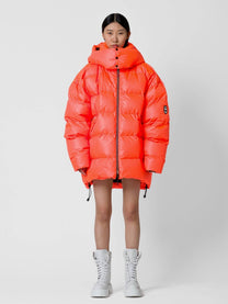 Parka oversize con cappuccio rimovibile
