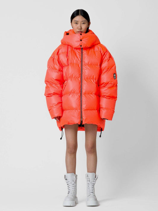 Parka oversize con cappuccio rimovibile