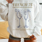 Felpa oversize con stampa French 75