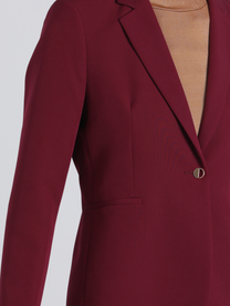 Blazer classico bordeaux da donna