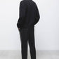 Pantaloni in finta pelle a vita elasticizzata