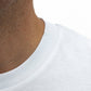 T-shirt ricamata "Don’t Touch It’s Art" in cotone biologico premium
