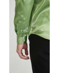 Camicia uomo satinata relax fit
