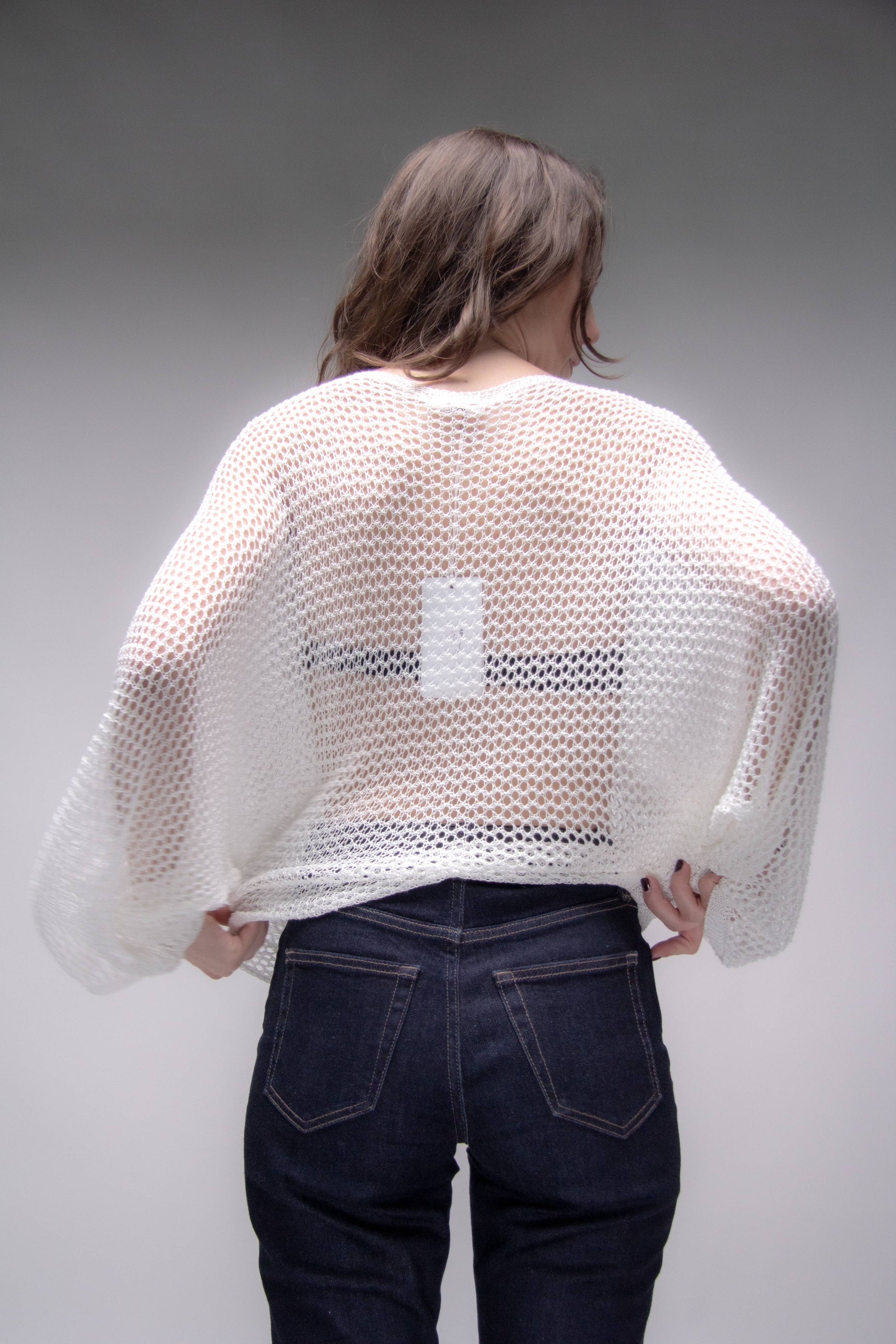 Kimono crochet a maglia 3D