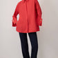 Camicia in popeline misto cotone con polsini ampi