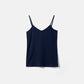 Top basic con scollo a V e spalline sottili