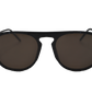 Occhiali da sole unisex polarizzati neri Larsen