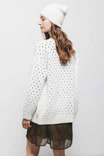 Cardigan in maglia strutturata