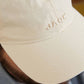 Cappellino da baseball in twill di cotone con ricamo tono su tono