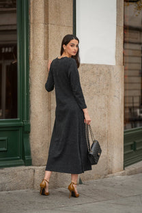 Abito midi in maglia Siena