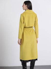 Cappotto lungo con cintura