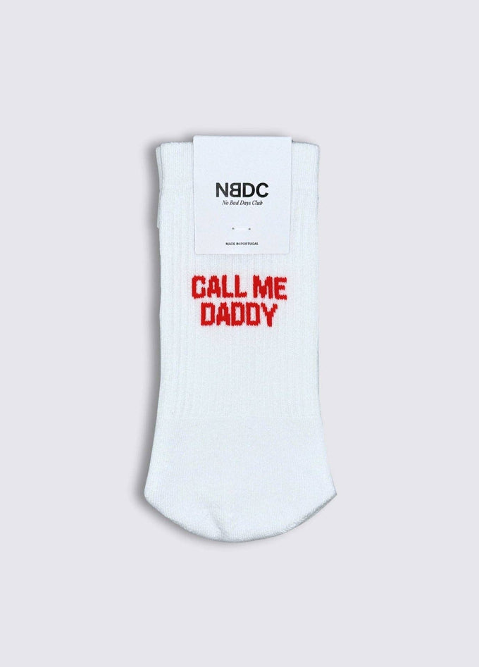 Calzini con scritta “Call Me Daddy”
