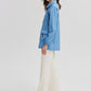 Impermeabile leggero con maxi tasche e zip