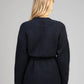 Gilet cardigan Louna blu marino da donna