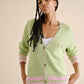 Cardigan in maglia di cotone con bottoni