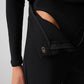 Body nero Sandy con laccio