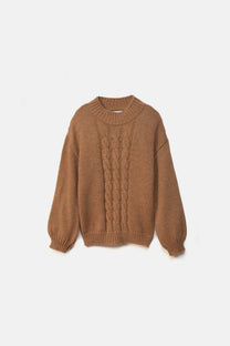 Maglione a maglia strutturata