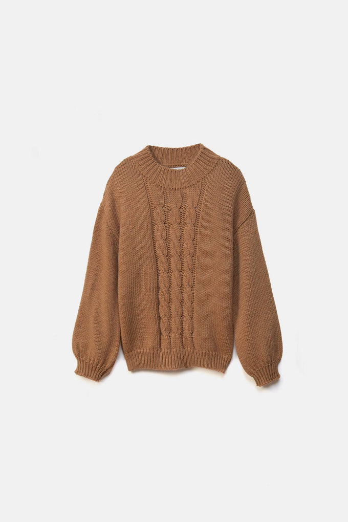 Maglione a maglia strutturata