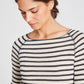 Maglia a righe stile marinaio Amalie in lana e viscosa