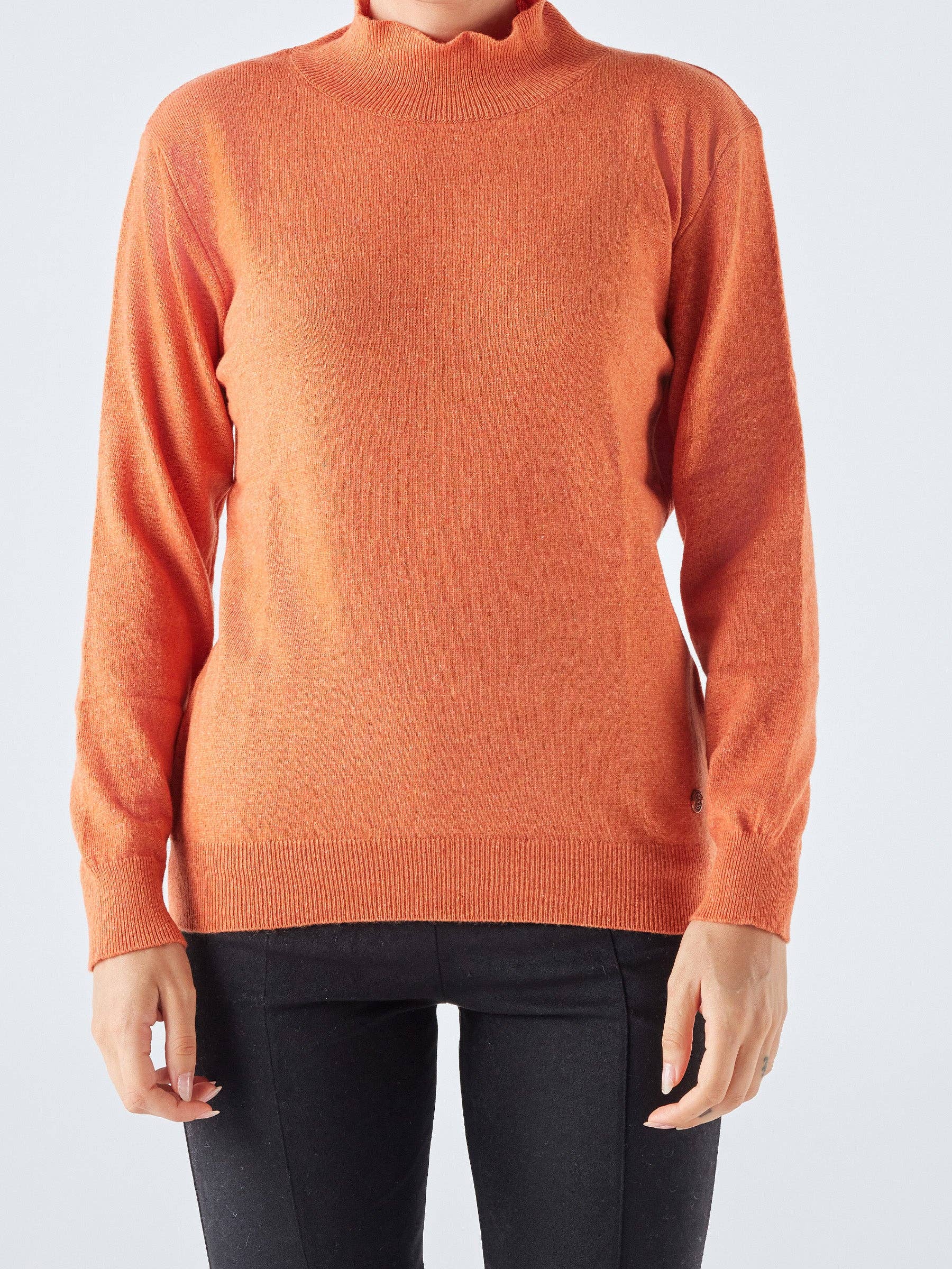 Maglione in maglia a collo alto Half-Gull
