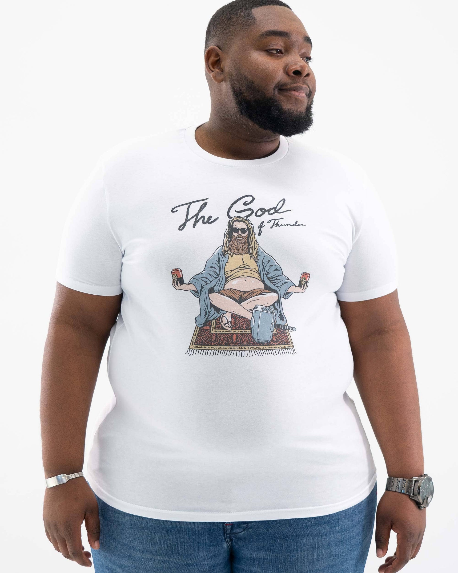 T-shirt unisex Thor Lebowski con grafica pop culture