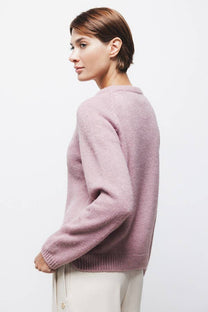 Maglione in Maglia Strutturata Girocollo