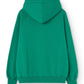 Felpa oversize con cappuccio Verde Bubble NWHR