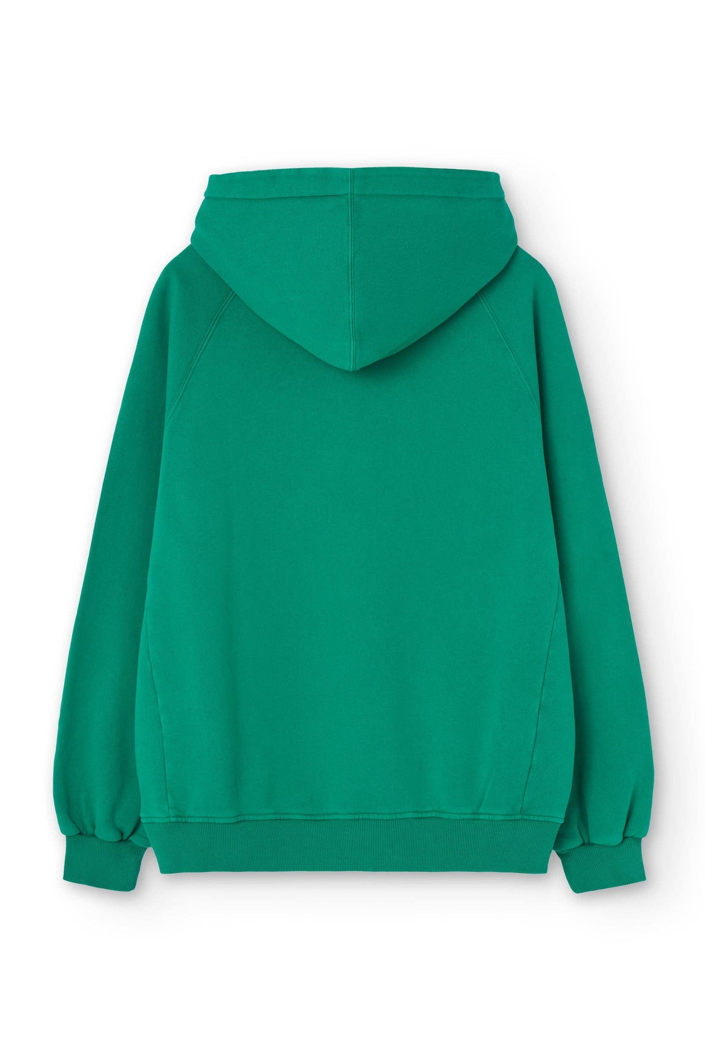 Felpa oversize con cappuccio Verde Bubble NWHR